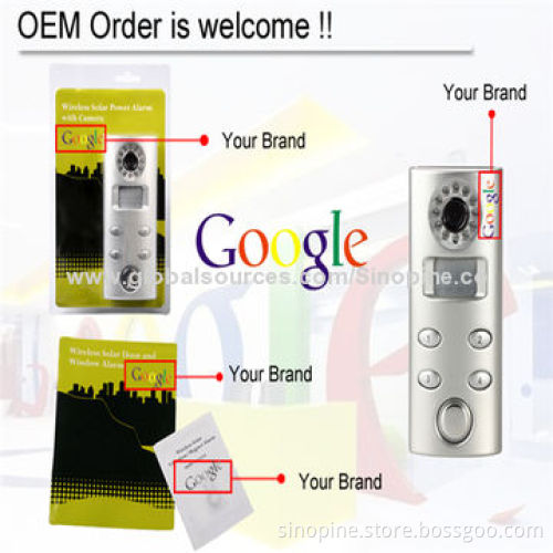 CE FCC Wireless Camera Recording Cheap Home Security Alarm